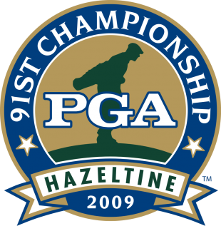 PGA Championship 2009 Primary Logo Sticker Heat Transfer