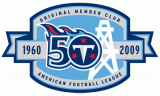 Tennessee Titans 2009 Anniversary Logo decal sticker
