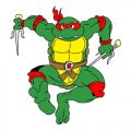 Ninja Turtle Logo 01 Sticker Heat Transfer