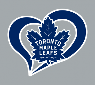 Toronto Maple Leafs Heart Logo Sticker Heat Transfer