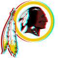 Phantom Washington Redskins logo Sticker Heat Transfer