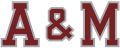 Texas A&M Aggies 2001-Pres Wordmark Logo Sticker Heat Transfer