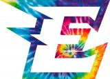 Philadelphia Eagles rainbow spiral tie-dye logo decal sticker