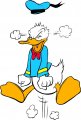 Donald Duck Logo 47 decal sticker