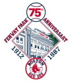 Boston Red Sox 1987 Stadium Logo Sticker Heat Transfer
