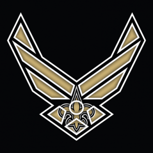 Airforce New Orleans Saints Logo Sticker Heat Transfer