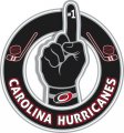 Number One Hand Carolina Hurricanes logo Sticker Heat Transfer