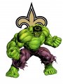 New Orleans Saints Hulk Logo decal sticker