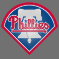 Philadelphia Phillies Plastic Effect Logo Sticker Heat Transfer