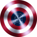Captain American Shield With Detroit Tigers Logo decal sticker