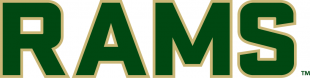 Colorado State Rams 2015-Pres Wordmark Logo 11 decal sticker