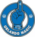 Number One Hand Orlando Magic logo decal sticker