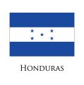 Honduras flag logo Sticker Heat Transfer