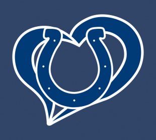 Indianapo lis Colts Heart Logo decal sticker