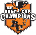 BC Lions 2011 Champion Logo decal sticker