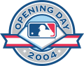 MLB Opening Day 2004 Logo decal sticker