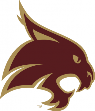 Texas State Bobcats 2008-Pres Alternate Logo 02 decal sticker