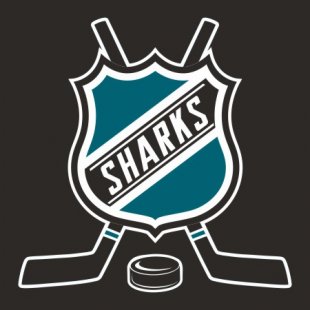Hockey San Jose Sharks Logo Sticker Heat Transfer