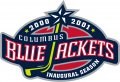 Columbus Blue Jackets 2000 01 Anniversary Logo Sticker Heat Transfer
