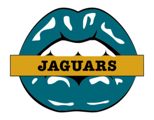 Jacksonville Jaguars Lips Logo Sticker Heat Transfer