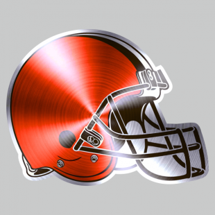 Cleveland Browns Stainless steel logo decal sticker