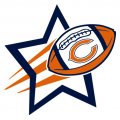 Chicago Bears Football Goal Star logo decal sticker