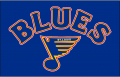 St. Louis Blues 1985 86-1986 87 Jersey Logo Sticker Heat Transfer