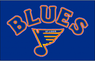 St. Louis Blues 1985 86-1986 87 Jersey Logo decal sticker