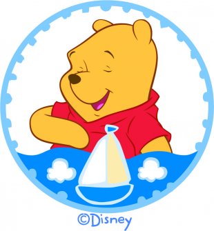 Disney Pooh Logo 18 Sticker Heat Transfer