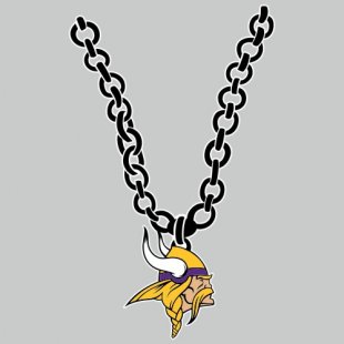 Minnesota Vikings Necklace logo decal sticker