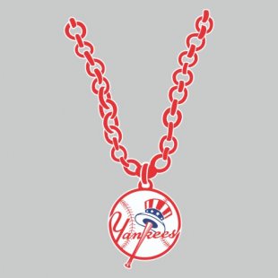 New York Yankees Necklace logo decal sticker