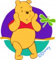 Disney Pooh Logo 09 Sticker Heat Transfer