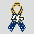 Nashville Predators Ribbon American Flag logo Sticker Heat Transfer