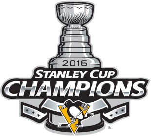 Pittsburgh Penguins 2015 16 Champion Logo Sticker Heat Transfer