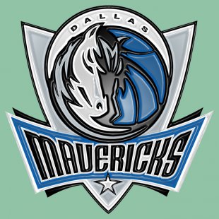 Dallas Mavericks Plastic Effect Logo Sticker Heat Transfer