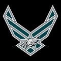 Airforce Philadelphia Eagles logo Sticker Heat Transfer