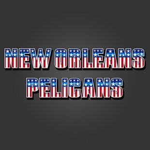 New Orleans Pelicans American Captain Logo decal sticker