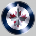 Winnipeg Jets Stainless steel logo Sticker Heat Transfer