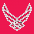 Airforce Cincinnati Reds Logo Sticker Heat Transfer