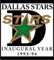 Dallas Stars 1993 94 Anniversary Logo decal sticker