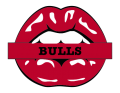 Chicago Bulls Lips Logo Sticker Heat Transfer