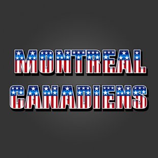 Montreal Canadiens American Captain Logo Sticker Heat Transfer