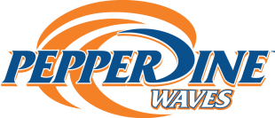 Pepperdine Waves 2004-2010 Primary Logo Sticker Heat Transfer