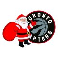Toronto Raptors Santa Claus Logo Sticker Heat Transfer