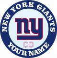 New York Giants Customized Logo Sticker Heat Transfer