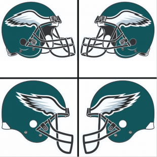 Philadelphia Eagles Helmet Logo Sticker Heat Transfer