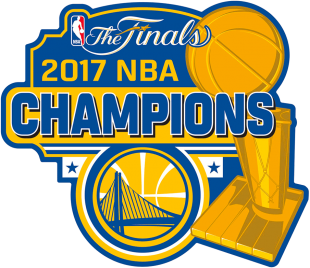 Golden State Warriors 2016-2017 Champion Logo Sticker Heat Transfer