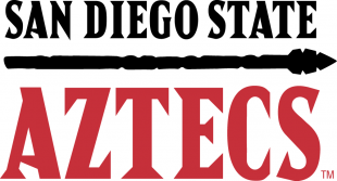 San Diego State Aztecs 2013-Pres Wordmark Logo 03 decal sticker