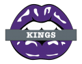 Sacramento Kings Lips Logo Sticker Heat Transfer