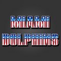 Miami Dolphins American Captain Logo decal sticker